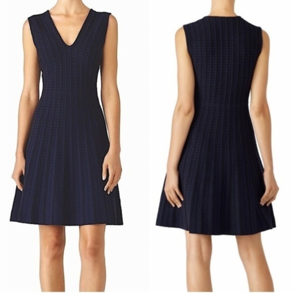 Kate Spade Navy Blue Women’s Sleeveless V-Neck Sweater Dress Size XXS - Picture 2 of 12